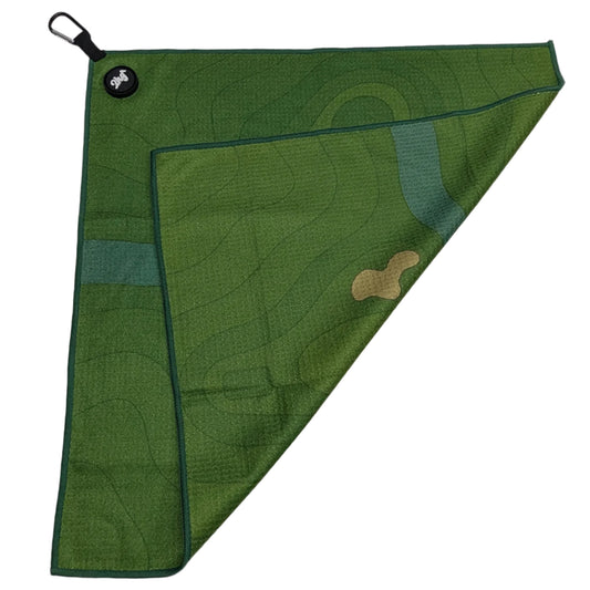 Riverwalk Topographic Golf Towel