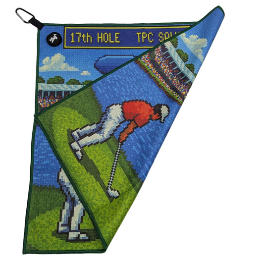 Pixel TPC Sawgrass Hole 17 Golf Towel