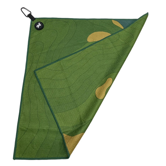 Oceanview Topographic Golf Towel