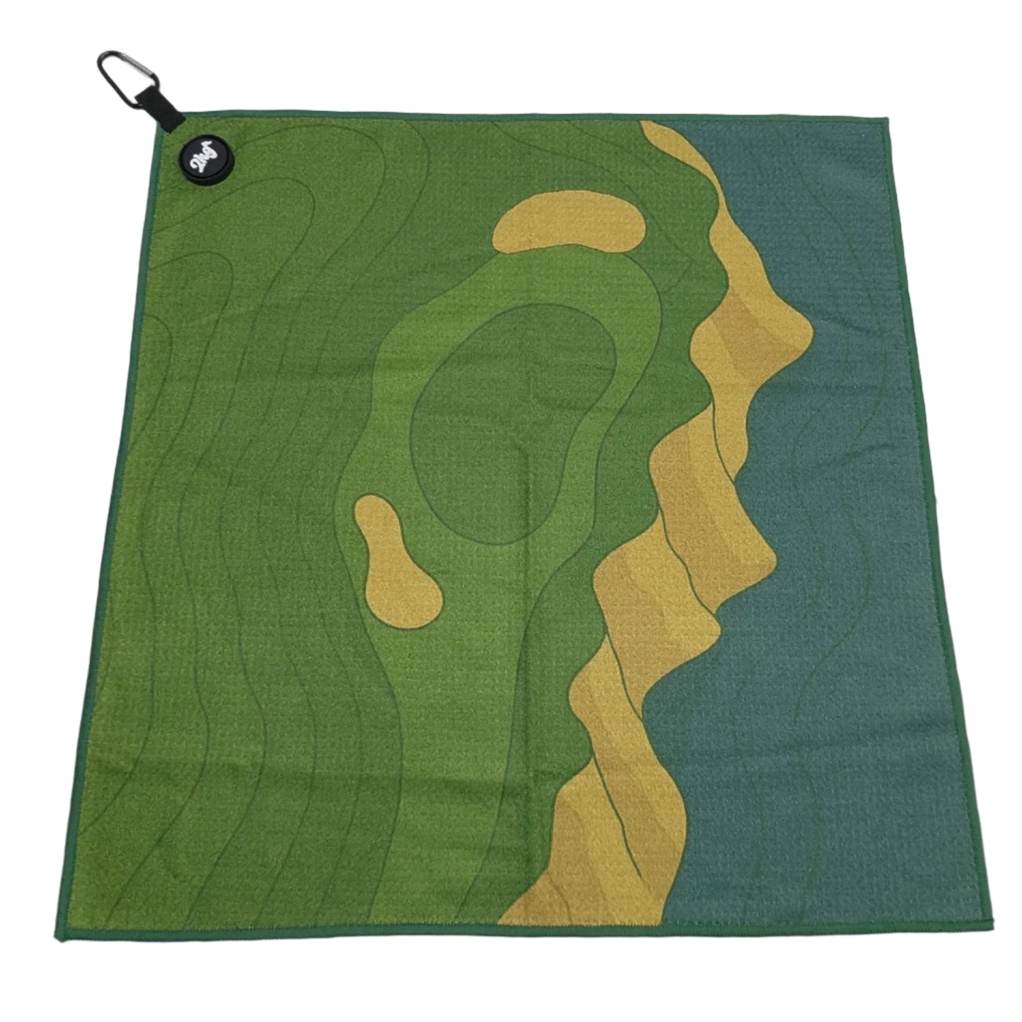 Oceanview Topographic Golf Towel
