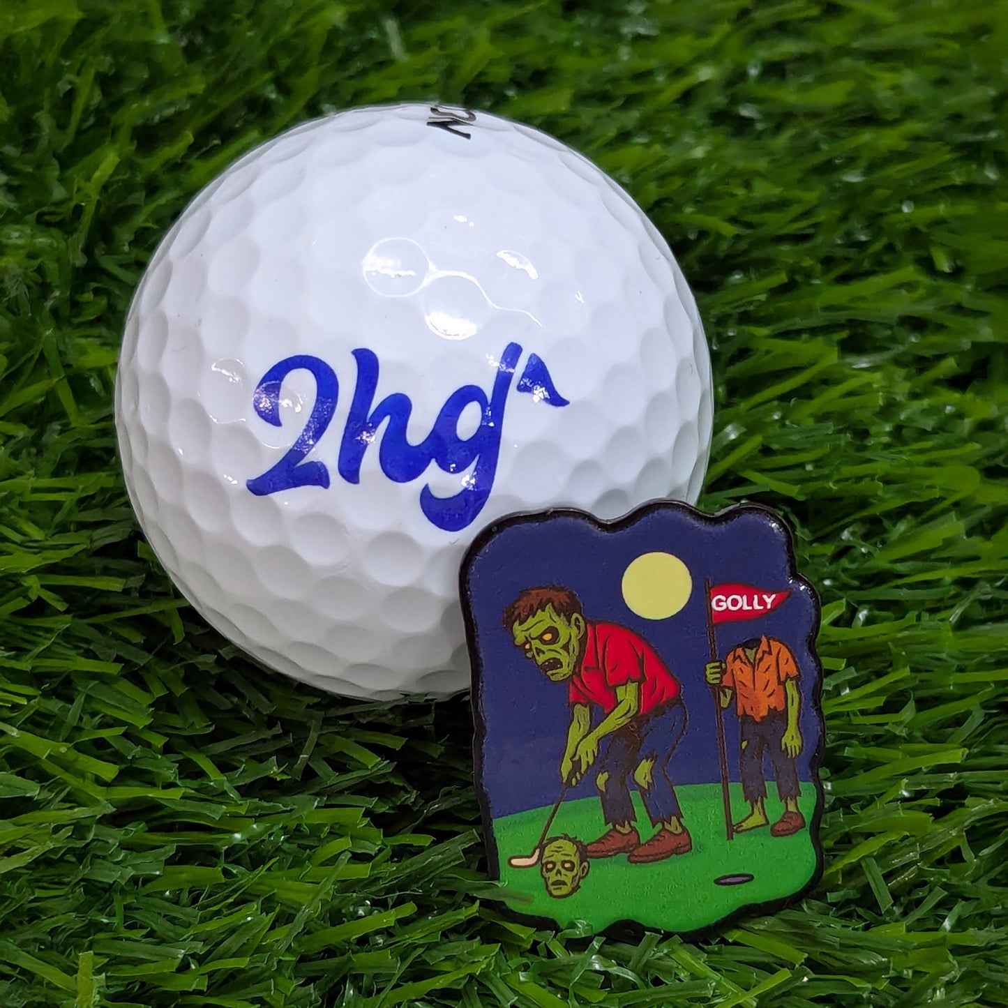 Zombie Golf Ball Marker