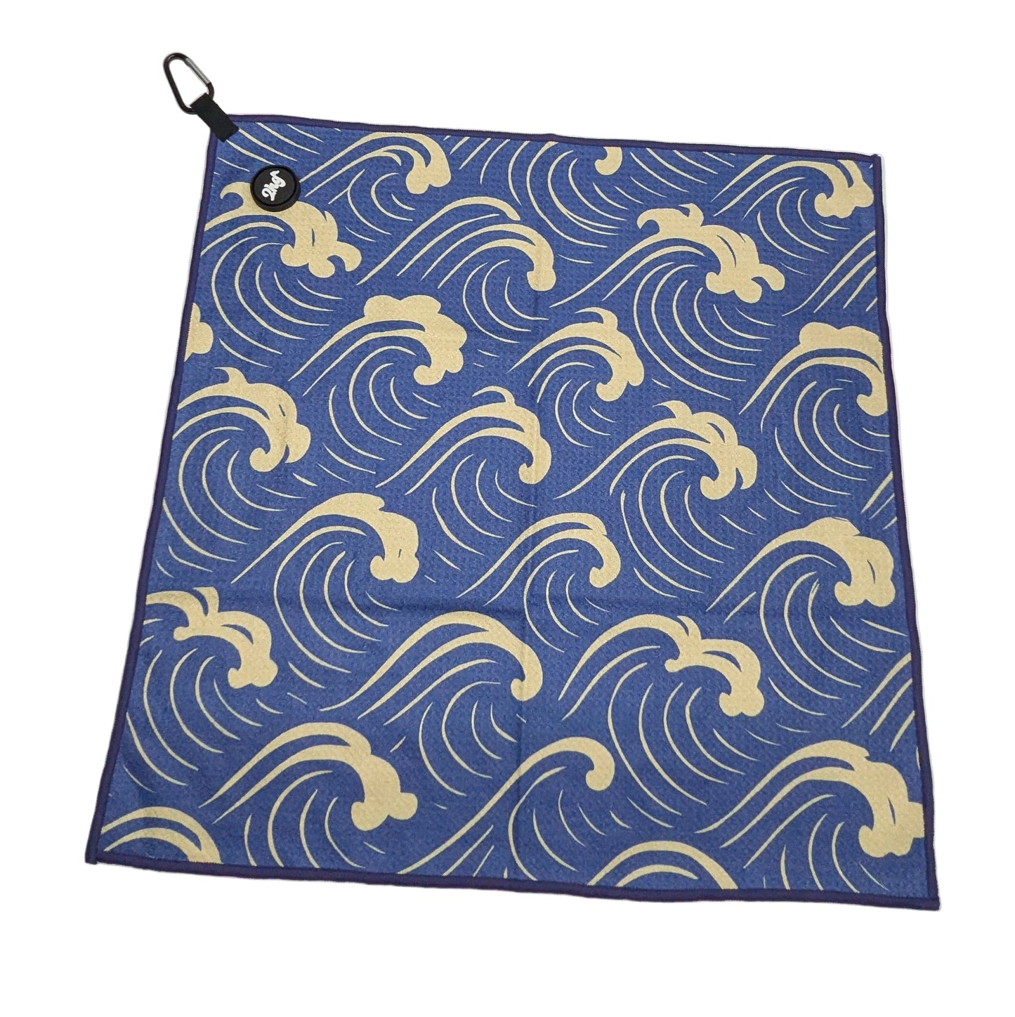 Wave Pattern Performance Golf Towel