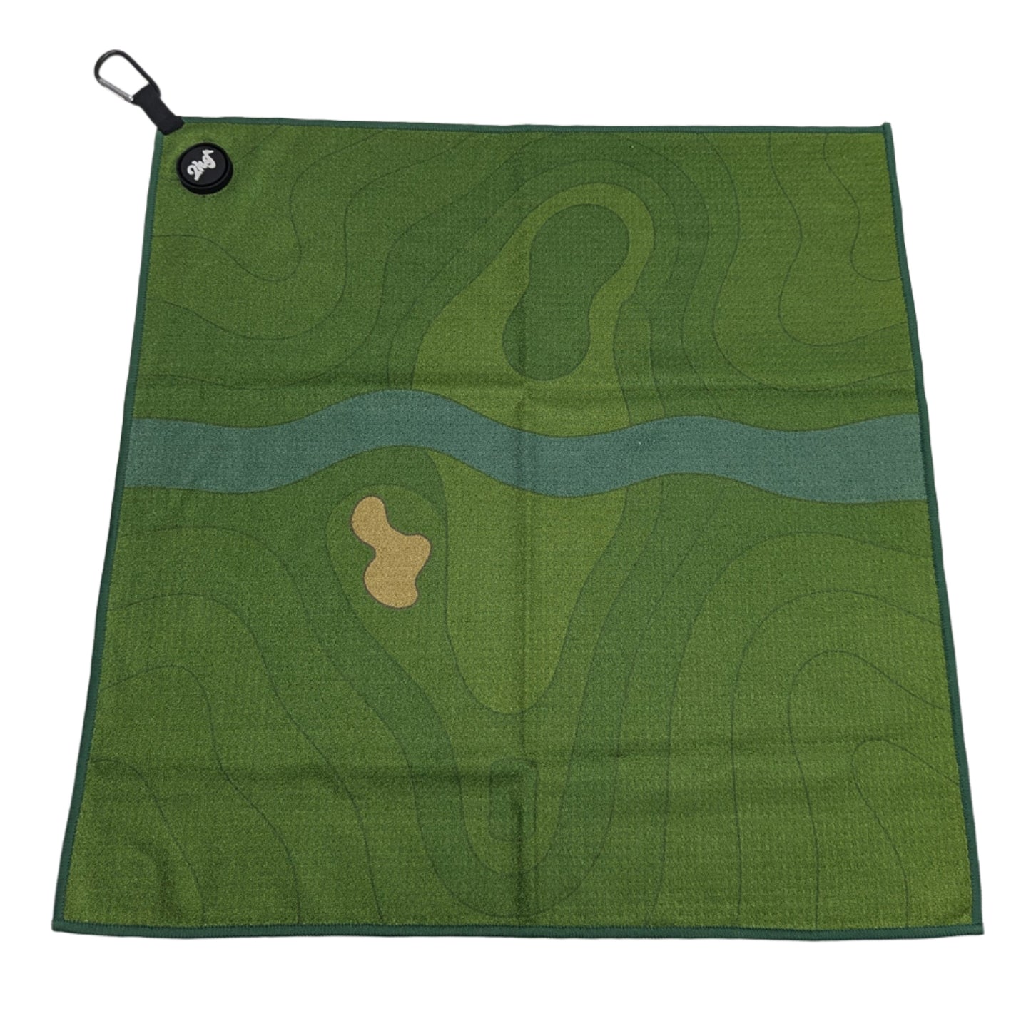 Riverwalk Topographic Golf Towel