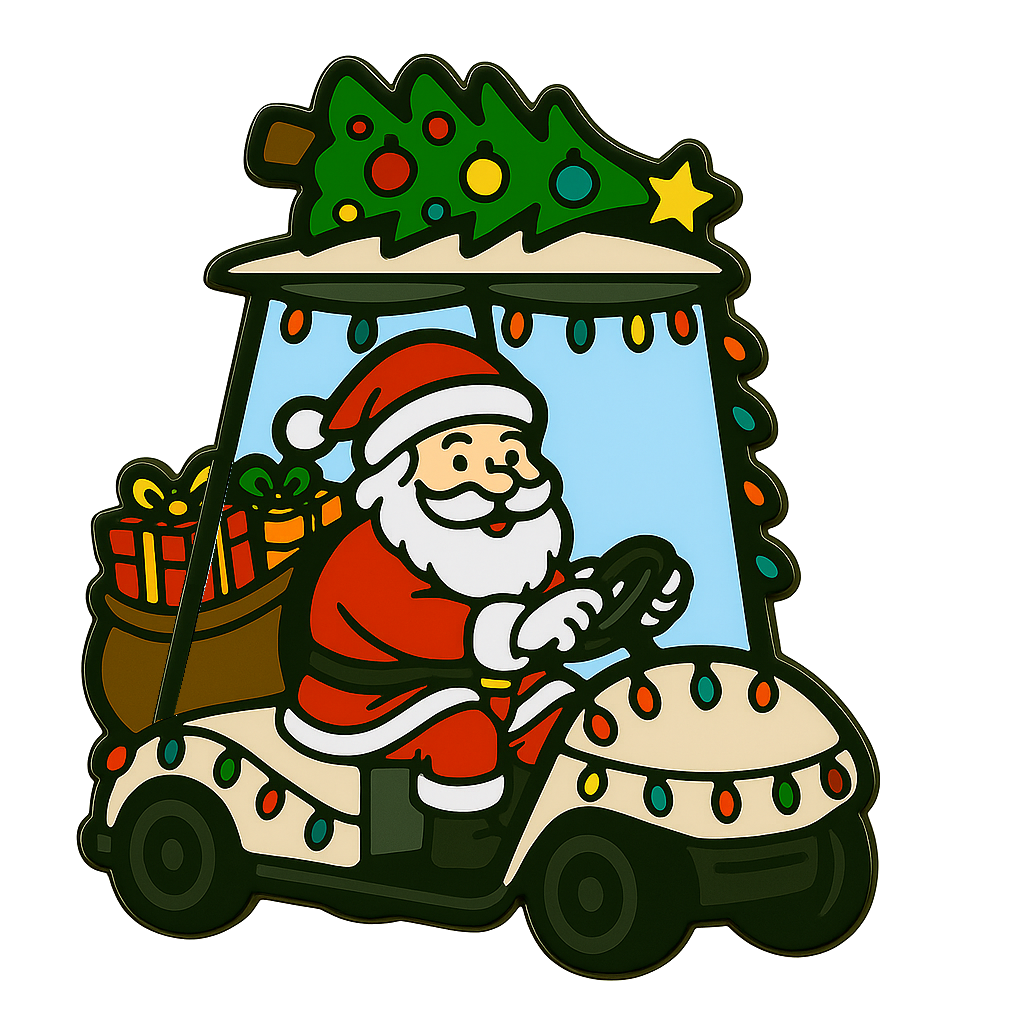 Santa’s Golf "Sleigh"