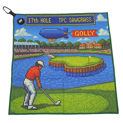 Pixel TPC Sawgrass Hole 17 Golf Towel