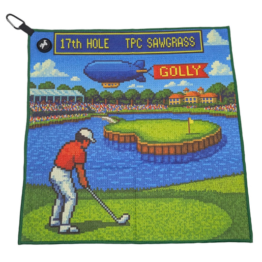 Pixel TPC Sawgrass Hole 17 Golf Towel